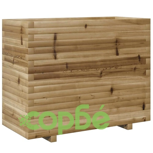 Градинска кашпа 90x40x72,5 см импрегниран бор ➤ топ цена ➤ sorbe.bg