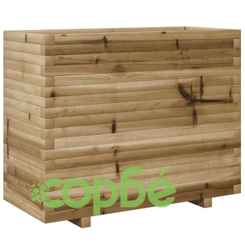 Градинска кашпа 90x40x72,5 см импрегниран бор ➤ топ цена ➤ sorbe.bg
