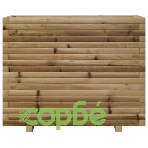 Градинска кашпа, 90x40x72 см, импрегнирано борово дърво ➤ топ цена ➤ sorbe.bg