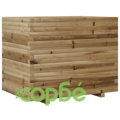 Градински сандък, 90x60x72 см, импрегнирано борово дърво ➤ топ цена ➤ sorbe.bg