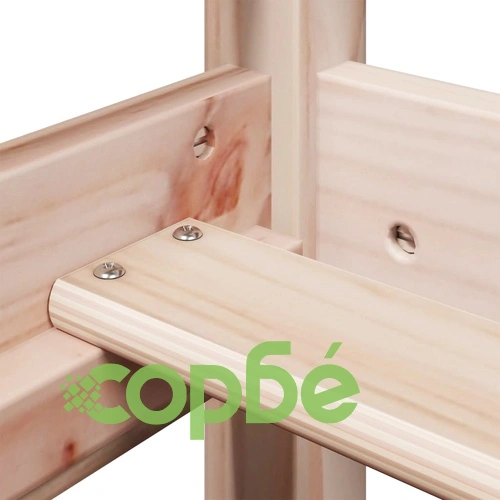 Рамка за легло с покрив, 90x190 см, борово дърво масив ➤ топ цена ➤ sorbe.bg