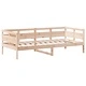 Дневно легло с покрив, 90x190 см, борово дърво масив
