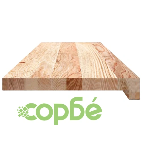 Стълбищни стъпала, 16 бр, 90x25x2 см, необработен масивен дъб ➤ топ цена ➤ sorbe.bg