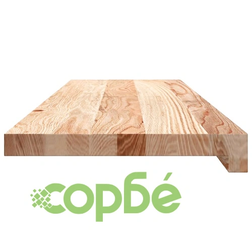 Стълбищни стъпала, 16 бр, 80x30x2 см, необработен масивен дъб ➤ топ цена ➤ sorbe.bg