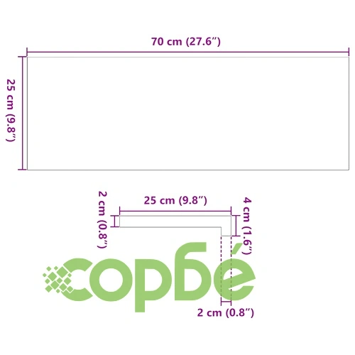 Стълбищни стъпала, 20 бр, 70x25x2 см, необработен масивен дъб ➤ топ цена ➤ sorbe.bg