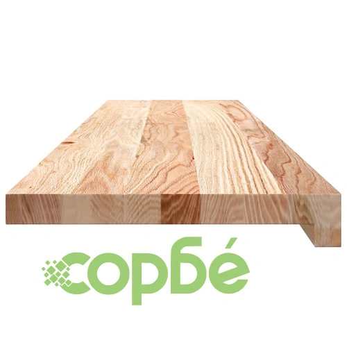 Стълбищни стъпала, 20 бр, 100x25x2 см, необработен масивен дъб ➤ топ цена ➤ sorbe.bg