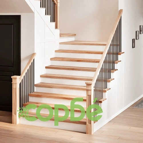 Стълбищни стъпала, 20 бр, 120x25x2 см, необработен масивен дъб ➤ топ цена ➤ sorbe.bg
