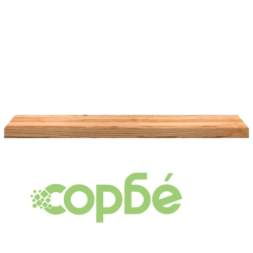 Стълбищни стъпала, 4 бр, светлокафяви, 100x25x2 см, дъб масив ➤ топ цена ➤ sorbe.bg