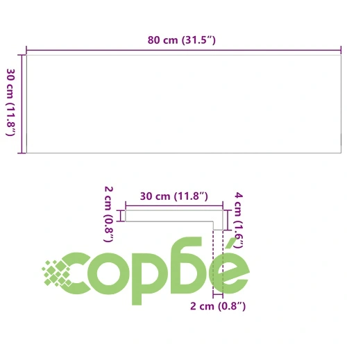 Стълбищни стъпала, 12 бр, светлокафяви, 80x30x2 см, дъб масив ➤ топ цена ➤ sorbe.bg