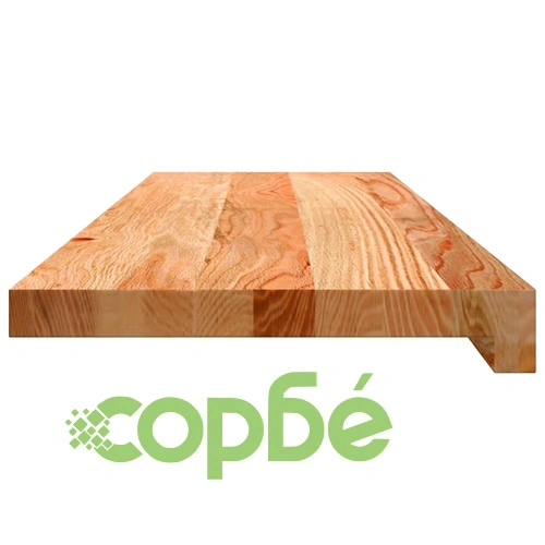 Стълбищни стъпала, 20 бр, светлокафяви, 80x30x2 см, дъб масив ➤ топ цена ➤ sorbe.bg