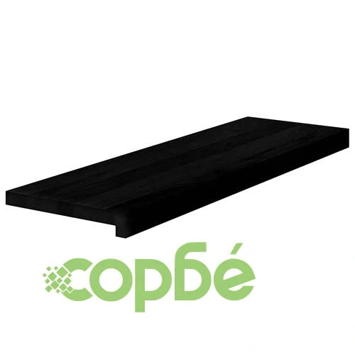 Стълбищни стъпала, 4 бр, тъмнокафяви, 80x25x2 см, дъб масив ➤ топ цена ➤ sorbe.bg