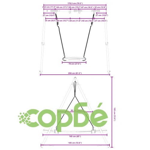 Външен комплект люлка с люлка гнездо ➤ топ цена ➤ sorbe.bg