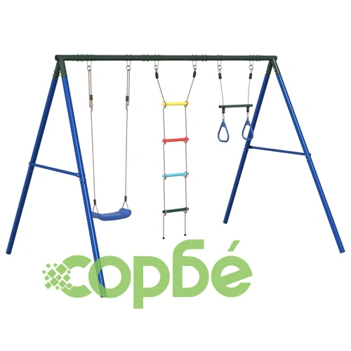 Външен комплект люлка със седалка люлка, трапец и стълба ➤ топ цена ➤ sorbe.bg