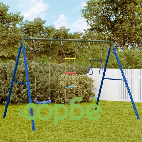 Външен комплект люлка със седалка люлка, трапец и стълба ➤ топ цена ➤ sorbe.bg