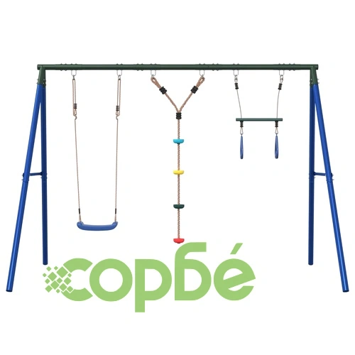 Външен комплект люлка със седалка люлка, трапец и стълба ➤ топ цена ➤ sorbe.bg