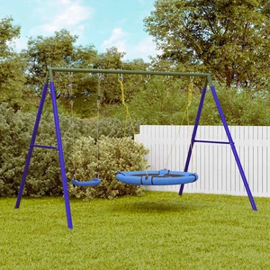 Външен комплект с люлка седалка и кръгла люлка