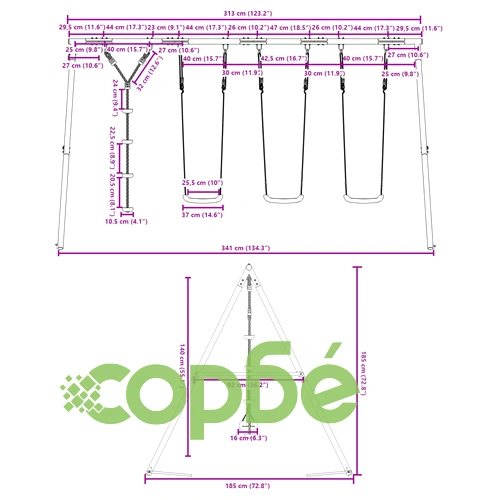 Външен комплект с люлки седалки и люлка с дискове ➤ топ цена ➤ sorbe.bg