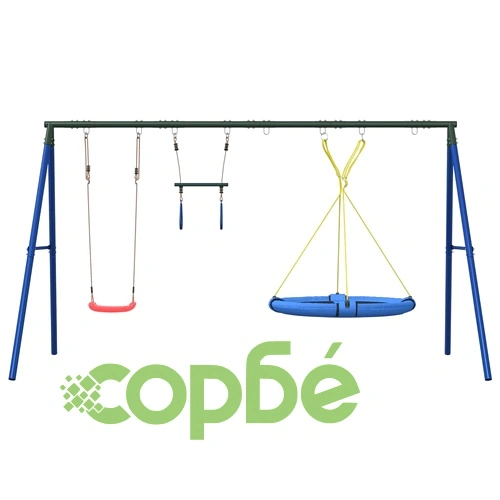 Външен комплект с люлка седалка, трапец и кръгла люлка ➤ топ цена ➤ sorbe.bg