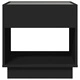 Нощна масичка с Infinity LED черна 50x50x50 см
