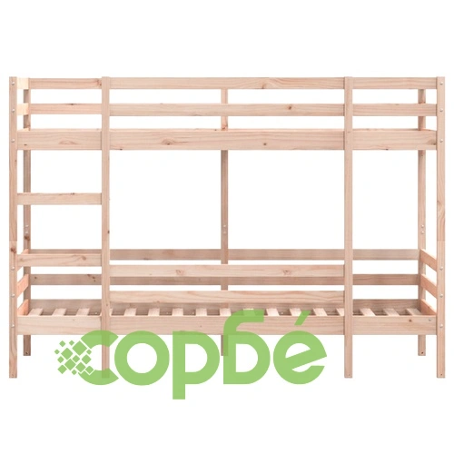Двуетажно легло, 80x200 см, борово дърво масив ➤ топ цена ➤ sorbe.bg