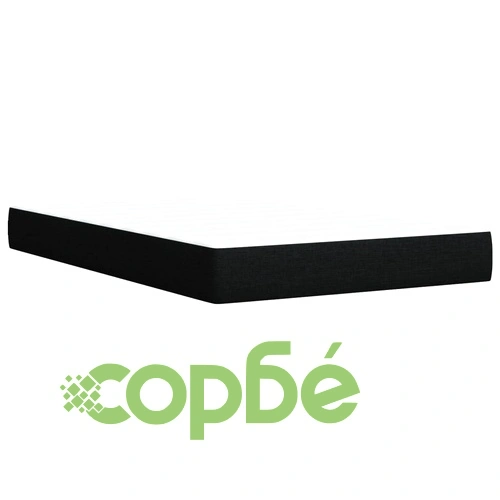 Боксспринг легло с матрак, черно, 120x200 см, плат ➤ топ цена ➤ sorbe.bg