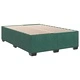 Боксспринг легло с матрак, зелена, 140x190 см, кадифе