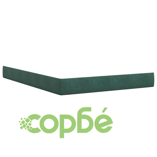 Боксспринг легло с матрак, зелена, 140x190 см, кадифе ➤ топ цена ➤ sorbe.bg