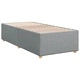 Боксспринг легло с матрак, светлосиво, 90x200 см, плат