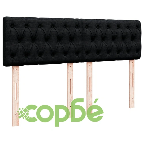 Боксспринг легло с матрак, черно, 140x190 см плат ➤ топ цена ➤ sorbe.bg