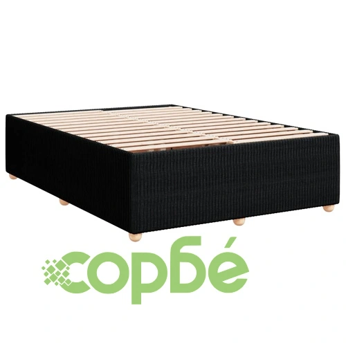 Боксспринг легло с матрак, черно, 140x190 см плат ➤ топ цена ➤ sorbe.bg