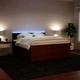 Боксспринг легло с матрак, розово, 200x200 см, кадифе