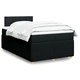Боксспринг легло с матрак, черно, 120x190 см, плат