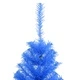 Изкуствена коледна елха със стойка, синя, 120 см, PVC