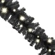 Коледен гирлянд с LED лампички, 10 м, черен