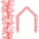 Коледен гирлянд с LED лампички, 5 м, розов