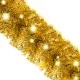 Коледен гирлянд с LED лампички, 5 м, златист