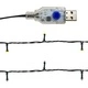Коледен гирлянд с LED лампички, 10 м, златист