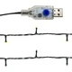 Коледен гирлянд с LED лампички, 20 м, златист