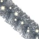Коледен гирлянд с LED лампички, 20 м, сребрист