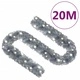 Коледен гирлянд с LED лампички, 20 м, сребрист