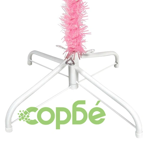 Тънка коледна елха, розова, 180 см ➤ топ цена ➤ sorbe.bg