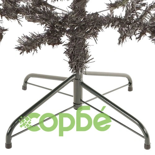 Тънка коледна елха, черна, 180 см  ➤ топ цена ➤ sorbe.bg