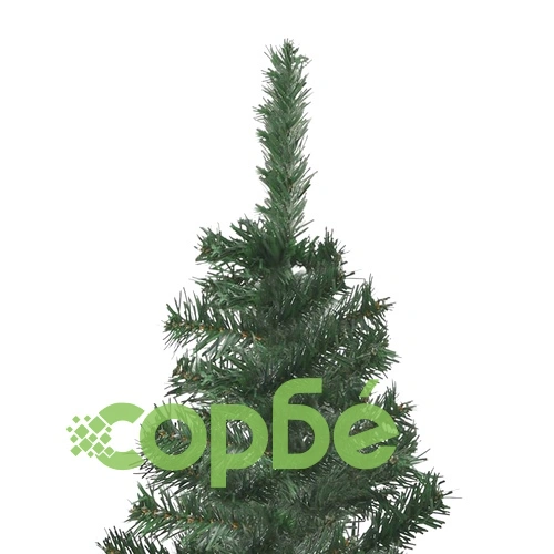 Ъглова изкуствена коледна елха, зелена, 180 см, PVC ➤ топ цена ➤ sorbe.bg