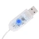 Коледна украса елен, акрил, 140 LED, 120 см, топло бяло
