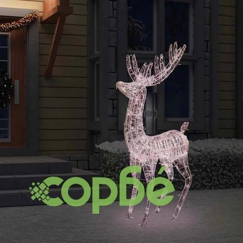 Акрилен коледен елен XXL 250 LED 180 см топло бяло ➤ топ цена ➤ sorbe.bg