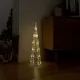 Акрилна декоративна пирамида LED светещ конус топло бяло 60 см
