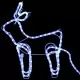 Коледна украса за открито северен елен с шейна 576 LED