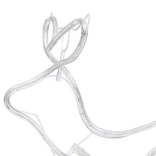 Коледна украса за открито северен елен с шейна 576 LED ➤ топ цена ➤ sorbe.bg