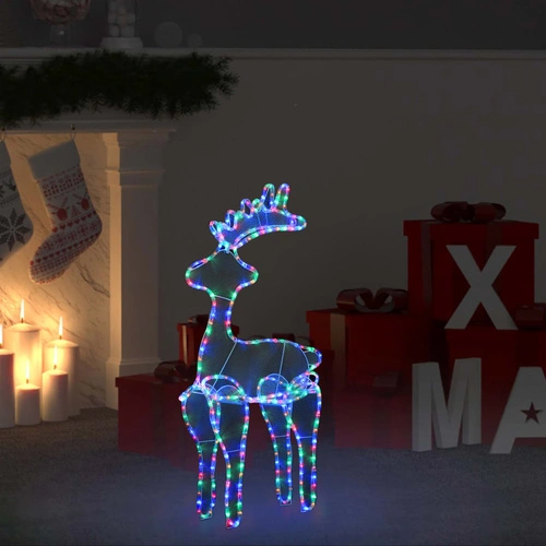 Коледна украса северен елен с мрежа 306 LED 60x24x89 см ➤ топ цена ➤ sorbe.bg
