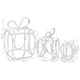 Коледна украса Подаръчни кутии със 180 LED за закрито и открито
